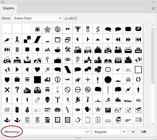 Font - Webdings