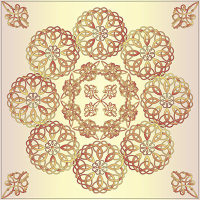 Using the radial repeat to create a new motif