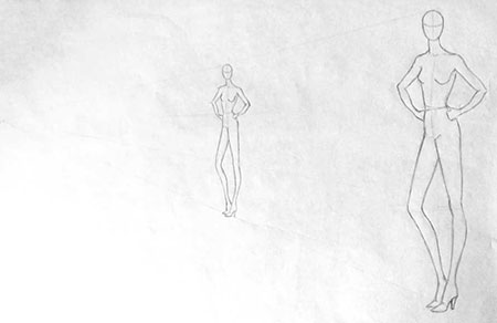 Scaling figure by hand